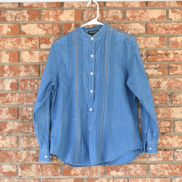 LAUREN Jeans Company Denim Shirt - Picture 2 of 5